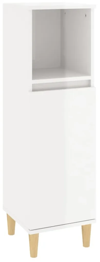 Supporto Per Acquario Bianco 81x36x73 Cm – Legno Multistrato, 4 Ante, 25 Kg, Per Pesci E Piante Acquatiche