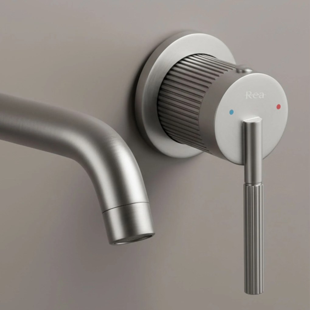 Rubinetto da parete Rea Argon Nickel Brush + BOX
