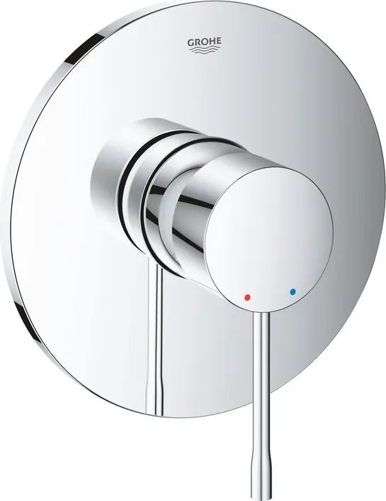 Rubinetto per incasso doccia getto laminare cristallino monocomando Essence cromo lucido GROHE