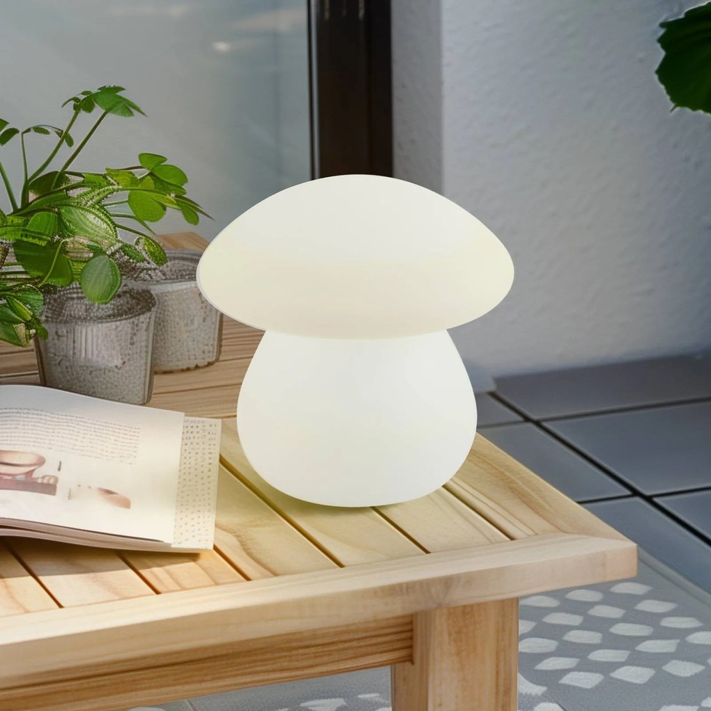 Lindby LED lampada da tavolo ricaricabile per esterni Vernate, RGBW,