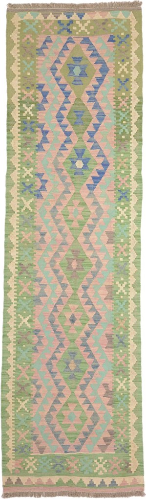 Kilim Tappeto orientale 280 x 80 (Pakistan) Annodato A Mano