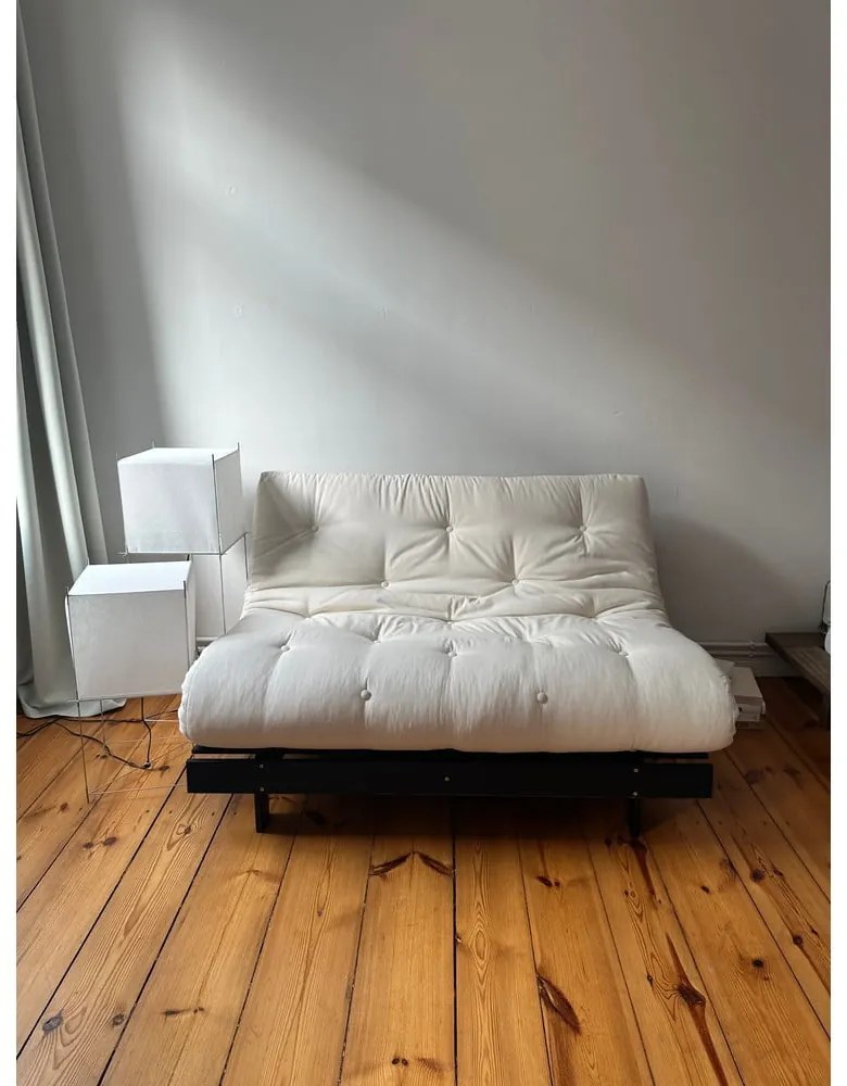 Divano letto color senape 160 cm Roots Black Night - Karup Design