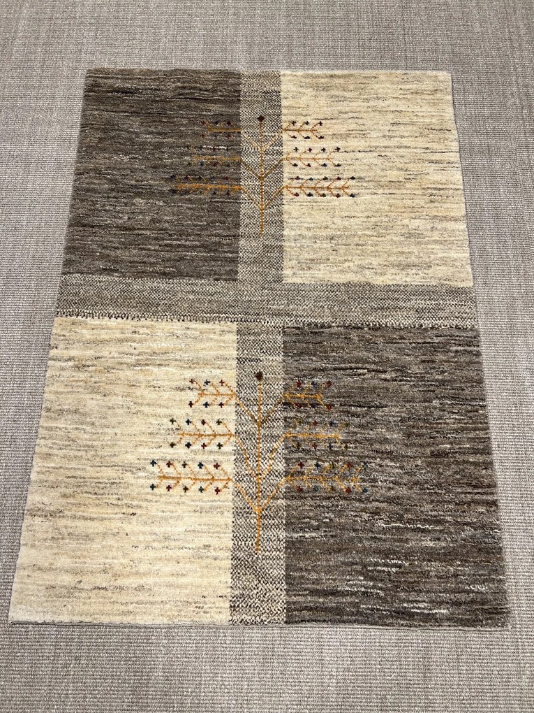 Gabbeh Tappeto persiano 110 x 160 Beige (Iran) Annodato A Mano