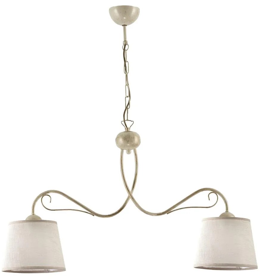 Jupiter 1352 - KM 2 E - Lampadario a sospensione con catena KAMELIA 2xE27/60W/230V