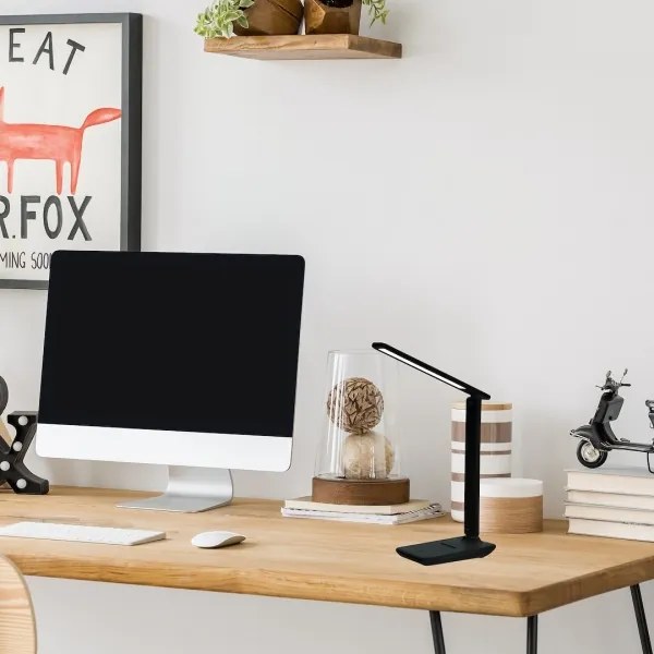 Lampada da tavolo LED dimmerabile POST LED/5W/5V 3000-6500K nera