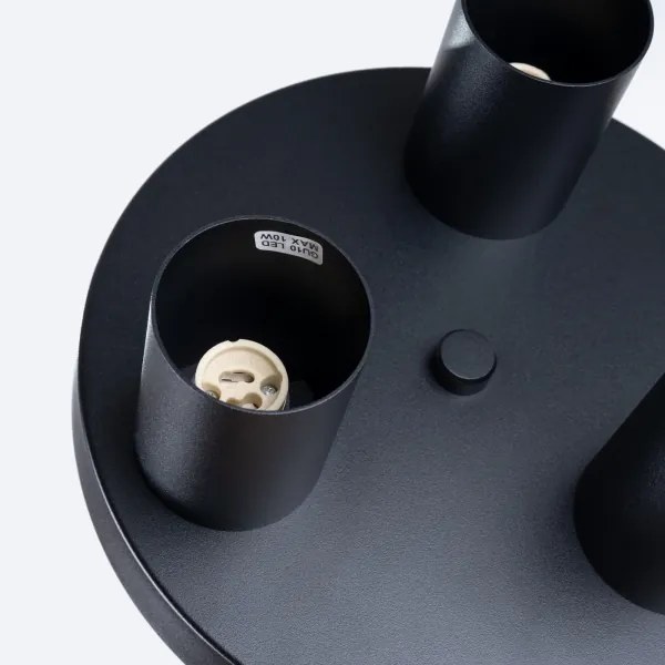 Sollux SL.1466 - Faretto LAGOS 3xGU10/10W/230V nero