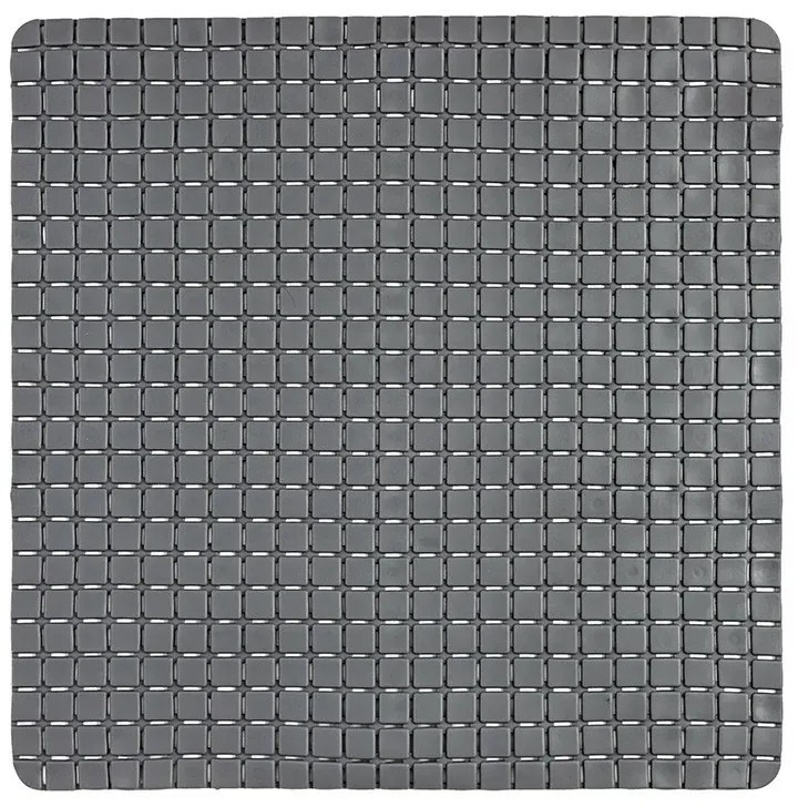 Tappeto Antiscivolo In PVC Per Doccia Mosaico Grigio 54x54 Cm
