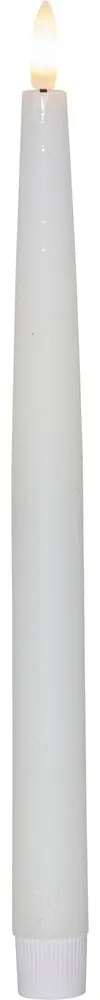 Set di 4 candele di cera LED bianche, altezza 28,5 cm Flamme - Star Trading