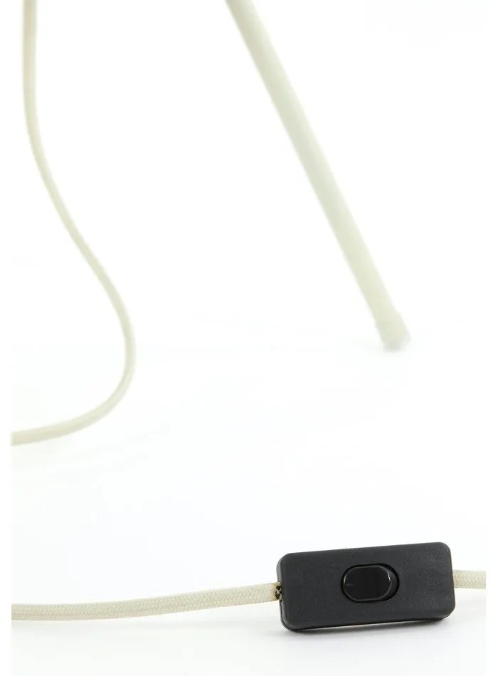 Lampada da tavolo color crema (altezza 60 cm) Plumeria - Light & Living