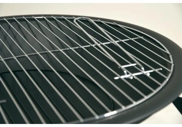 Braciere portatile in legno con griglia 48 cm