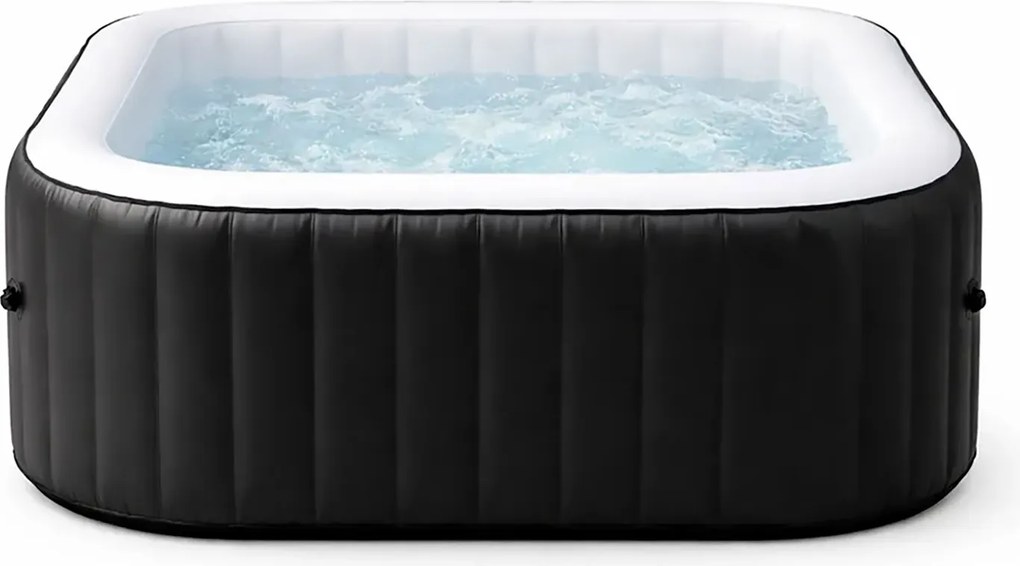 Vasca Idromassaggio Piscina Spa Gonfiabile Armonia 4 Adulti 682 L in PVC Grigio...