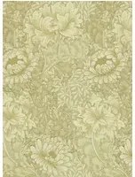Tapete Chrysanthemum Toile von Morris & Co. - Ivory/ Canvas