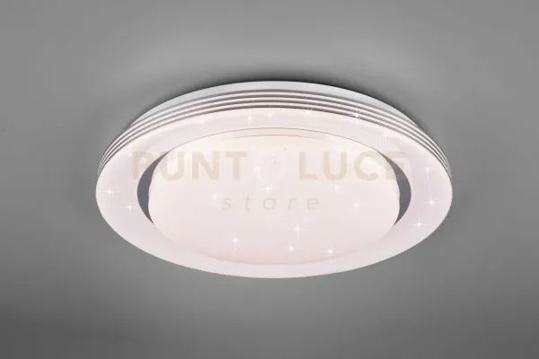 Atria plafoniera led 22,5w 3700lm, 3000 - 6000k con telecomando mul...