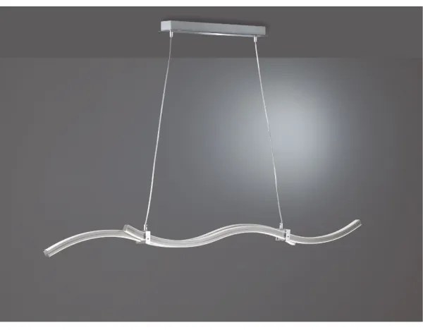 Reality - Lampadario LED a sospensione con filo WAVE LED/16W/230V + LED/9W