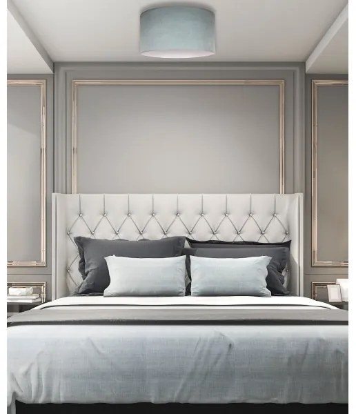 Duolla - Plafoniera BRISTOL 1xE27/15W/230V diametro 45 cm verde/bianco