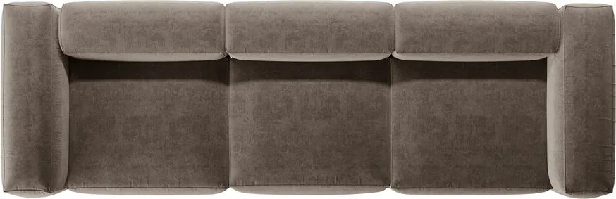 Divano marrone 364 cm Bergamo – Cosmopolitan Design