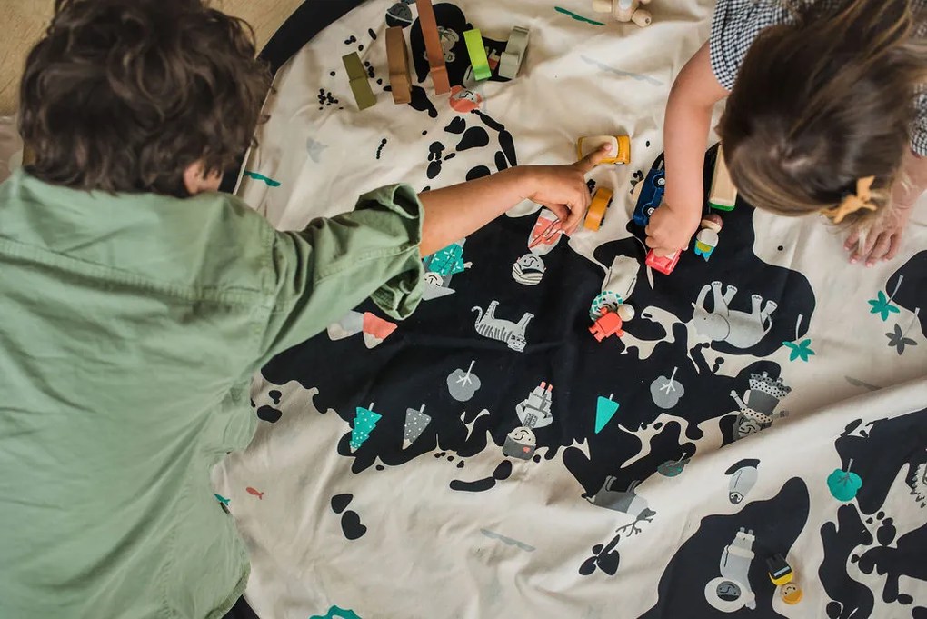 Play&Go Sacco porta giocattoli Wordmap