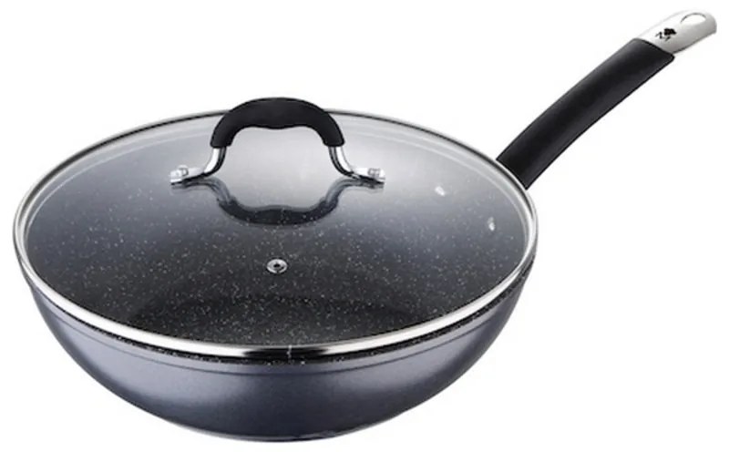 Padella Wok Masterpro Grigio Alluminio Alluminio Forgiato (Ø 28 cm)