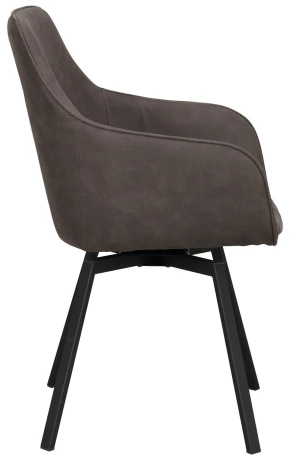 Set di sedie da pranzo grigia in imbottito 2 pz Alison – Rowico