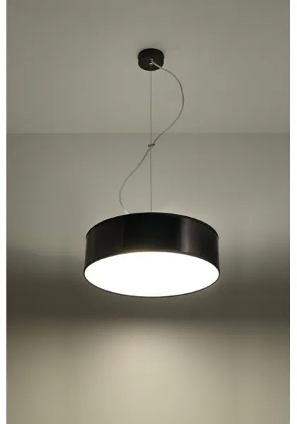 Lampadario a sospensione con filo ARENA 35 2xE27/60W/230V nero