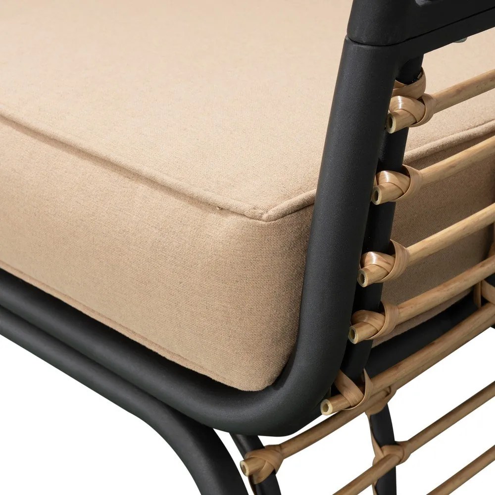 Poltrona da giardino in metallo beige Paros - Garden Pleasure