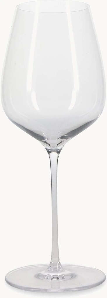 Set di 6 bicchieri da vino bianco in cristallo Lux