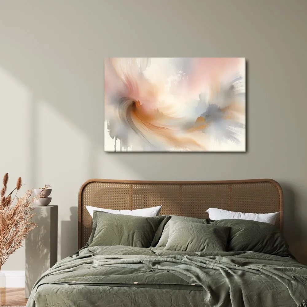 Quadro su tela – Pennellate delicate in acquarello