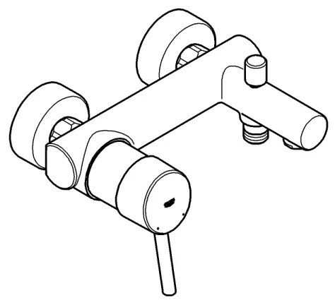 GROHE 32211001 - Miscelatore per vasca CONCETTO DN 15 cromo lucido