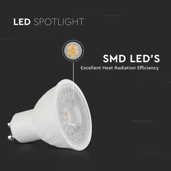 Lampadina LED dimmerabile GU10/6W/230V 6500K 38°
