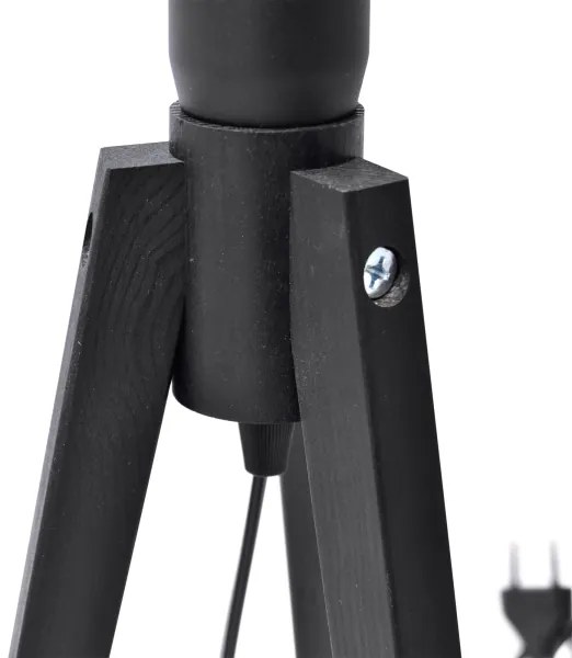 Lampada da tavolo ALBA 1xE27/15W/230V color crema/pino