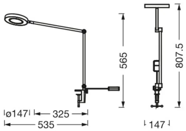 Ledvance - Lampada LED dimmerabile con clip SUN@HOME LED/15W/230V CRI 95 Wi-Fi