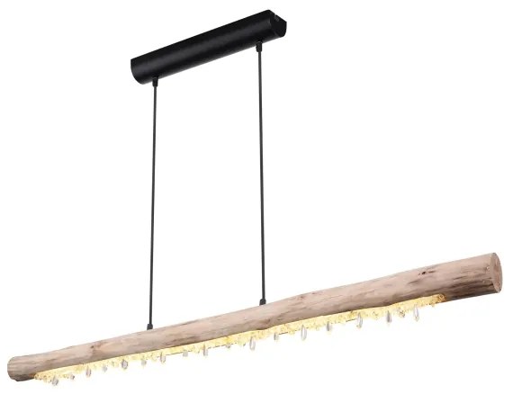 Globo 15354-20-LED Lampadario sospeso dimmerabile a cavo FELICITAS LED/25W/230V beige