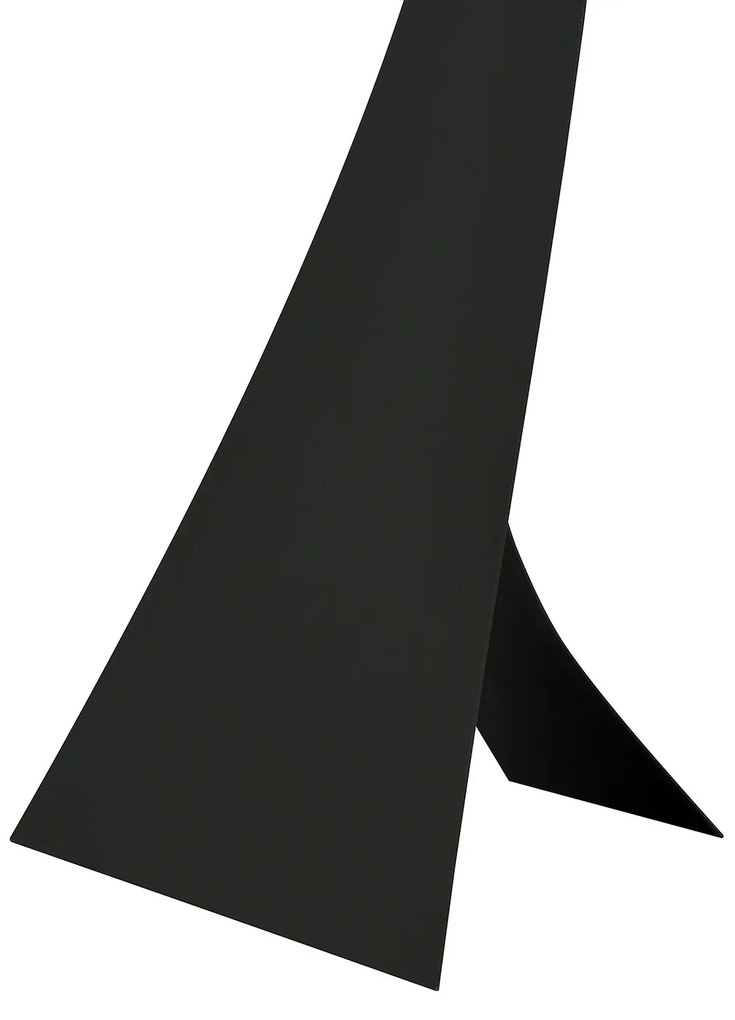 Piantana Contemporaneo Indra Acciaio Nero Marrone 1 Luce E27 Ip20