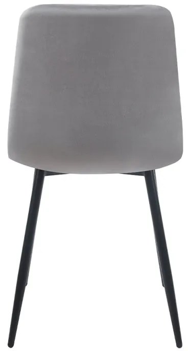 Sedia Stuhl Velluto - Grigio chiaro