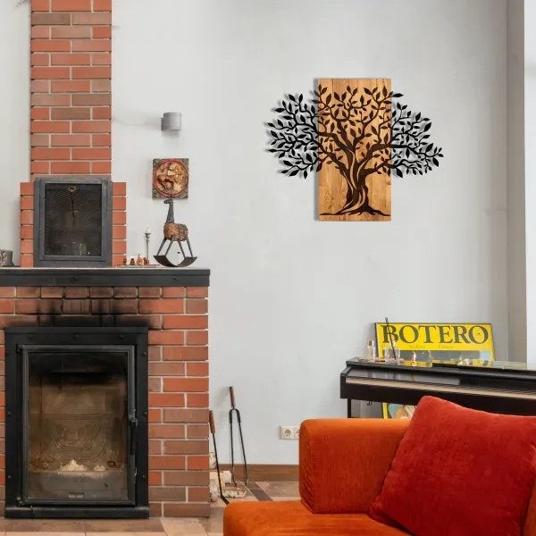 Decorazione da parete 72x58 cm legno/metallo