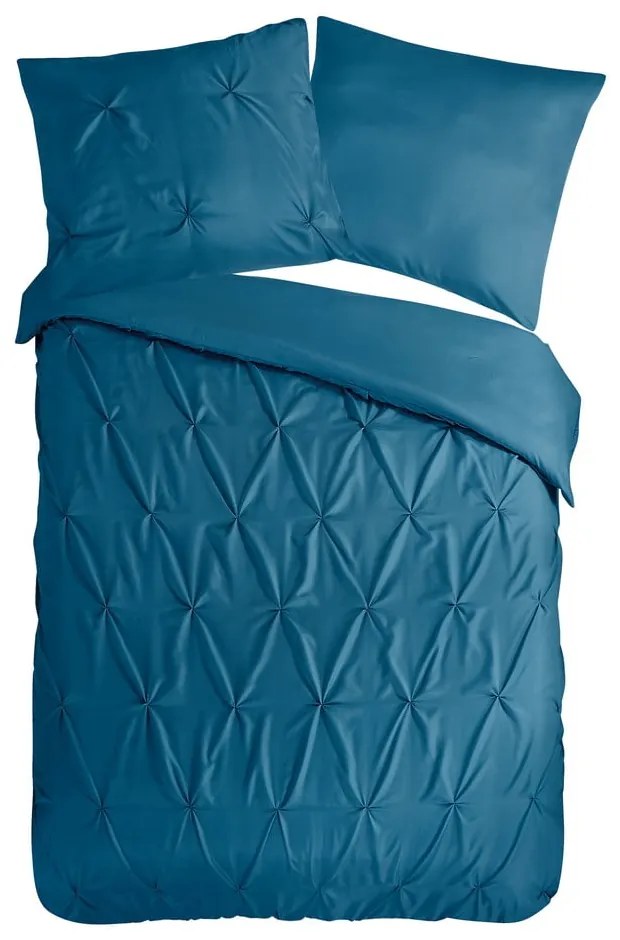 Set lenzuola letto una piazza e mezza in microfibra verde 140x220 cm Pure Elegance - Good Morning