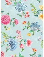 Florale Tapete Goodevening von Eijffinger - Hellblau/ Blau