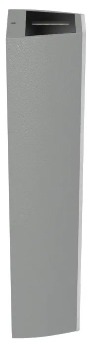 Applique Bidirezionale Grigia 12W CCT, IP65 da esterno - Serie FILO Colore Bianco Variabile CCT