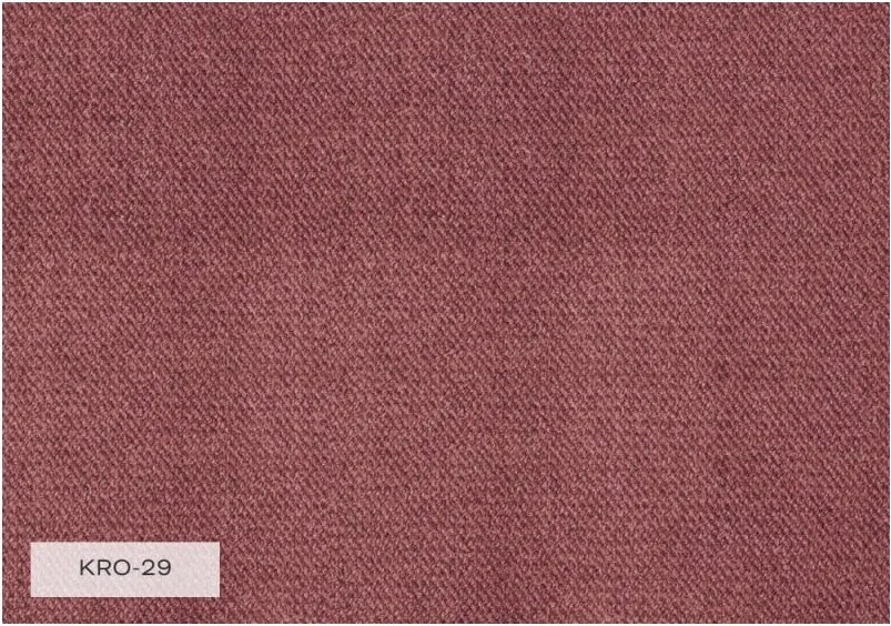 Divano letto angolare in velluto rosa (angolo destro) Lofty Lilly - Miuform