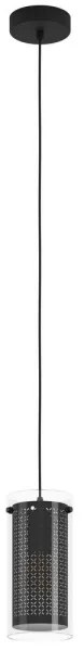 Eglo 900341 - Lampadario a sospensione con filo PINTO TEXTIL 1xE27/10W/230V
