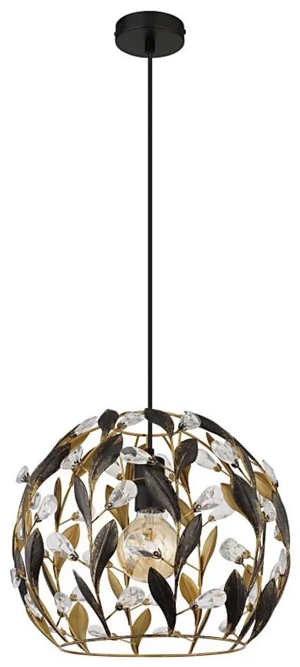 Globo 15759H - Lampadario a sospensione con filo MIKA 1xE27/40W/230V diametro 40 cm