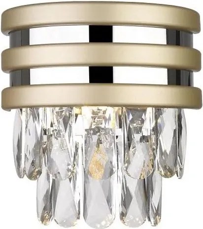 Zuma Line W0525-01A-V6B5 - Applique NAICA 1xG9/42W/230V oro/cromo lucido