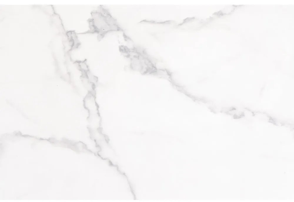 Tavolino bianco con piano in marmo 60x60 cm Barossa - Actona