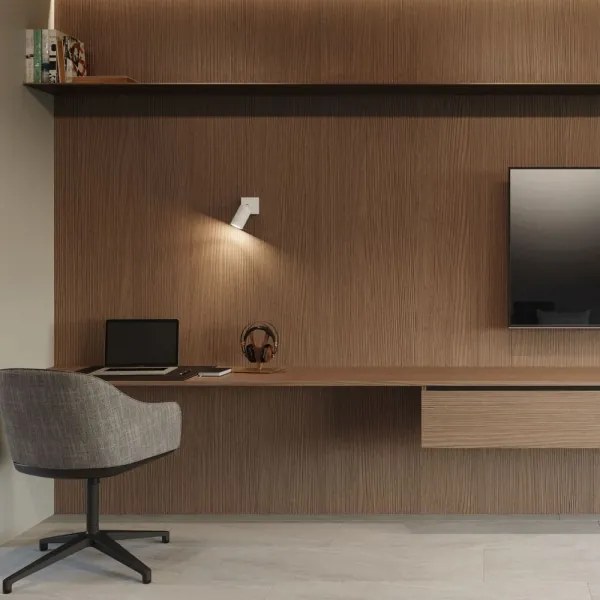 Sollux SL.1024 - Faretto da parete RING 1xGU10/10W/230V bianco