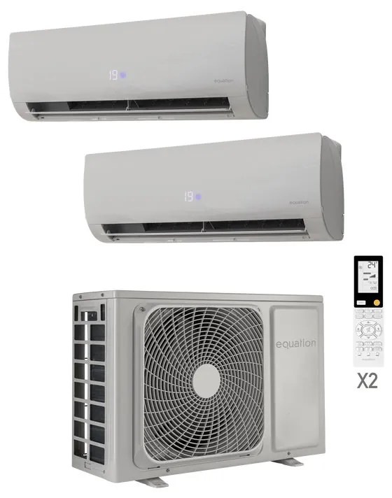 Condizionatore a muro multisplit EQUATION Virtus 9+12 17060 BTU 5 KW classe raffreddamento A++ classe riscaldamento A+