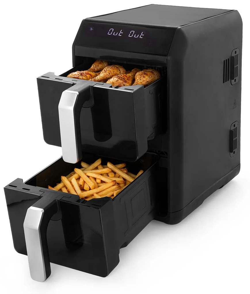 Friggitrice ad aria 12 L doppio cestello verticale