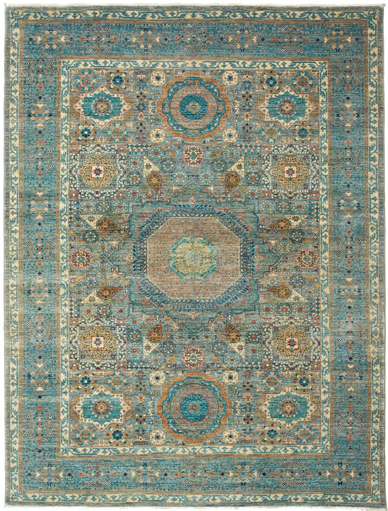Mamluk Tappeto orientale 180 x 230 Grigio (Pakistan) Annodato A Mano