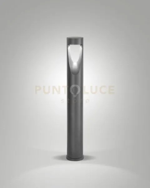 Teo paletto per esterno nero lucido altezza cm.80 a led 13w 3000k 1...