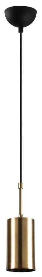 Lampadario su filo  KEM 1xE27/40W/230V oro