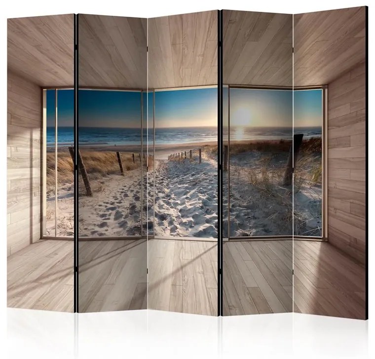 Paravento Modern Lounge: By the Sea II [Room Dividers]